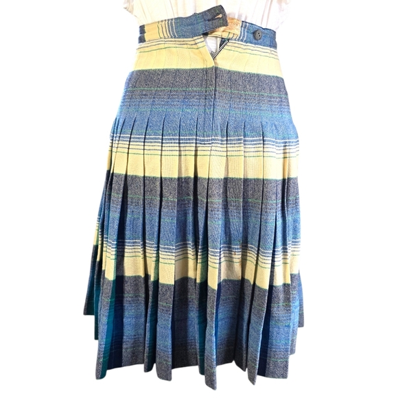 Vintage Pendleton 1950's Reversable Wool Plaid Skirt Womens Size XS - Picture 13 of 17